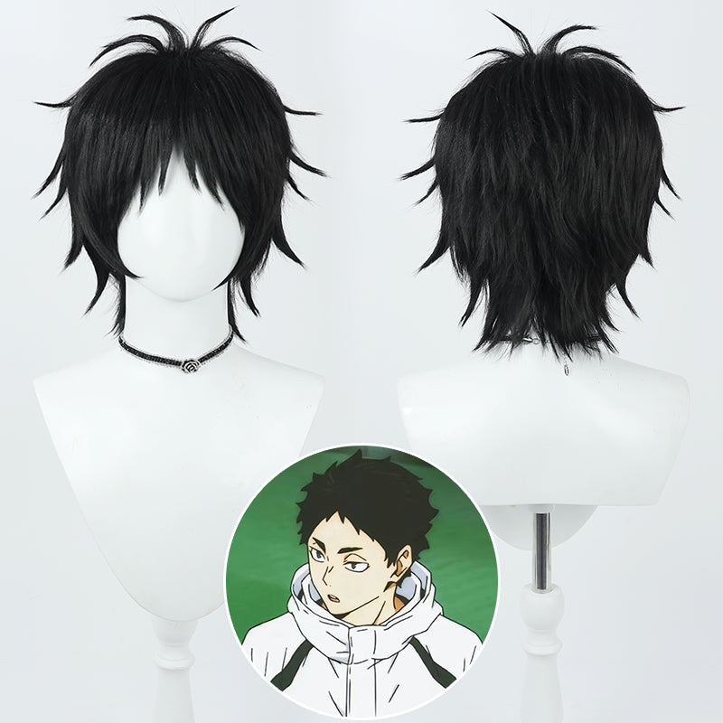 Haikyu!! Haikyuu Keiji Akaashi Cosplay Wig