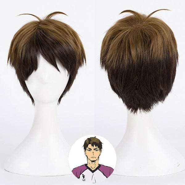 Haikyu!! Haikyuu Wakatoshi Ushijima Cosplay Wig