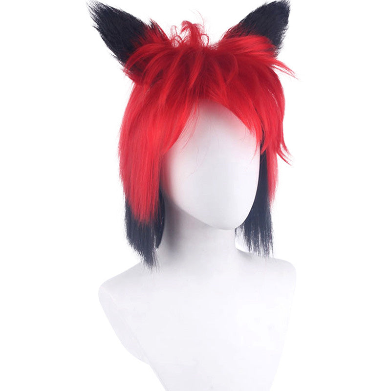 Hazbin Hotel Alastor Cosplay Wig