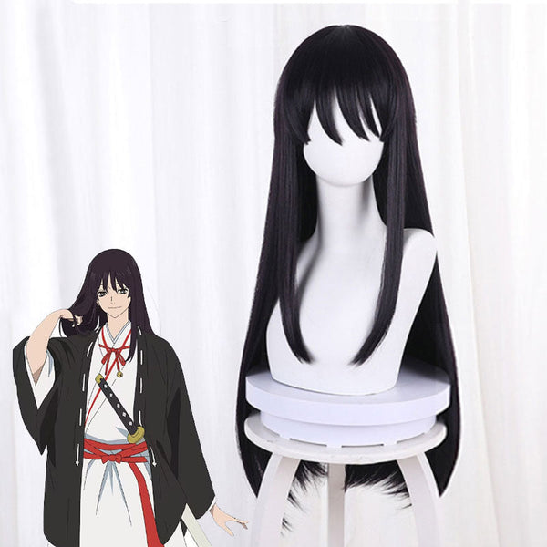 Hell's Paradise: Jigokuraku Yamada Asaemon Toma Aza T¨­ma Deep Purple Cosplay Wig