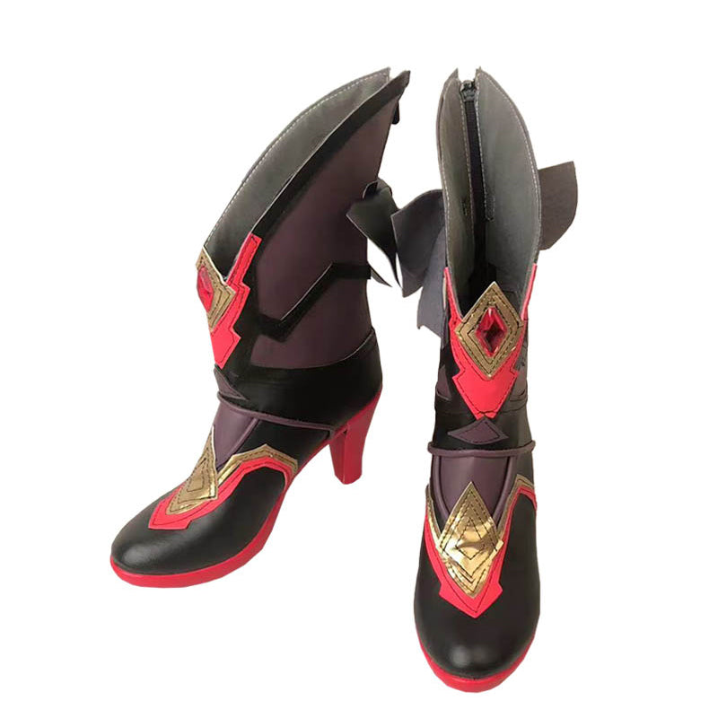 Honkai Impact 3rd Theresa Apocalypse ¡¤ Lunar Vow: Crimson Love Cosplay Shoes