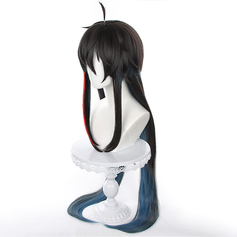 Honkai: Star Rail Dan Heng Imbibitor Lunae Ult ivon B Edition Cosplay Wig - Horn Select