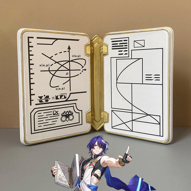 Honkai: Star Rail Zenn Ratio Dr. Ratio Magic Book Cosplay Accessory Prop