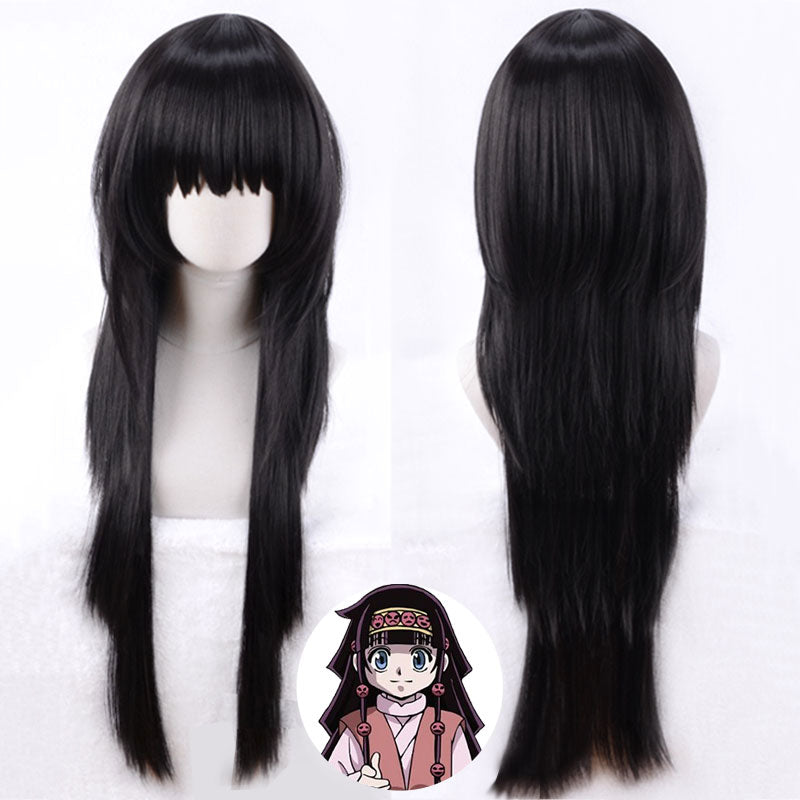 Hunter X Hunter Alluka Zoldyck Black Cosplay Wig