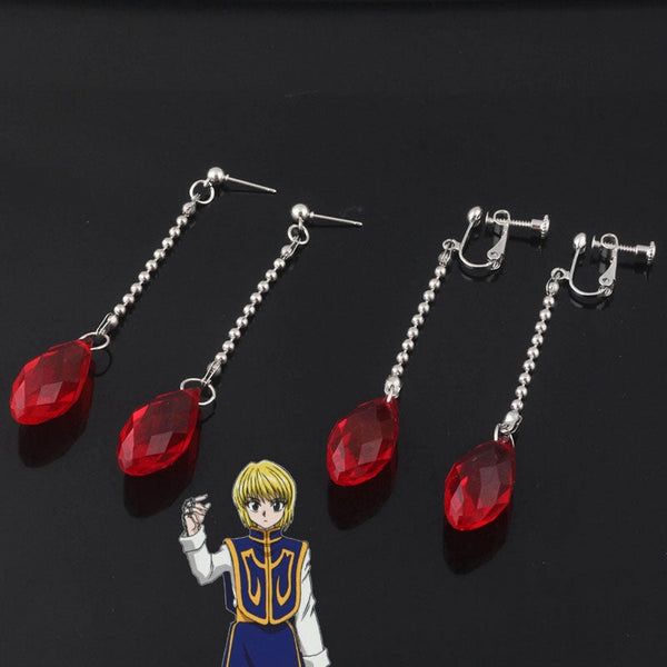 Hunter X Hunter Kurapika Earrings Ear clip Cosplay Accessory Prop