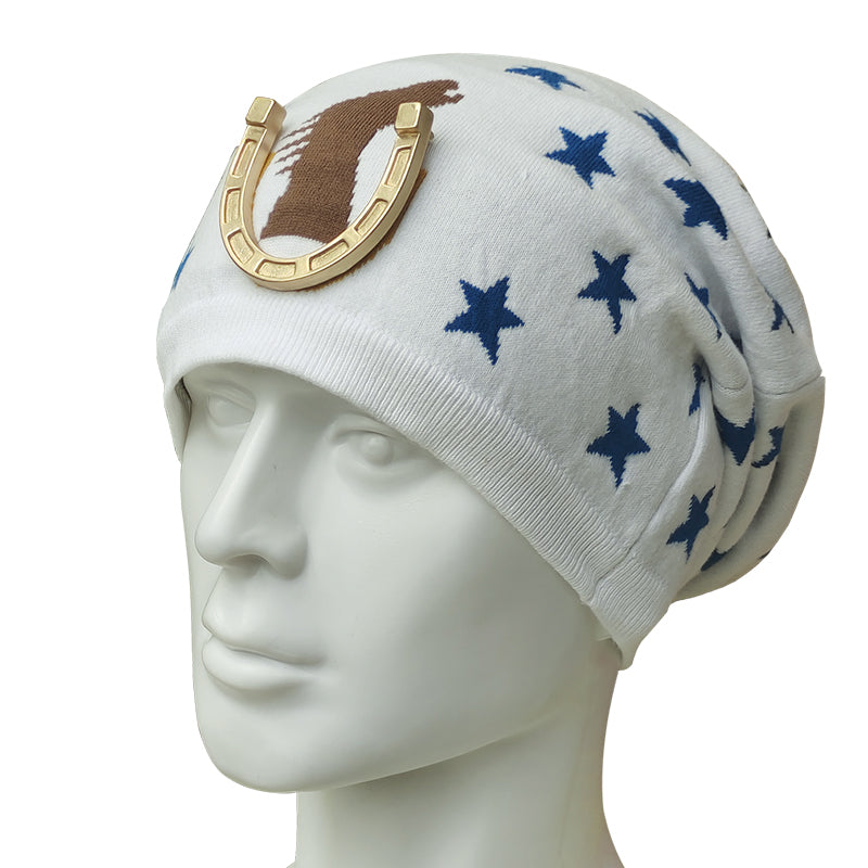 JoJo's Bizarre Adventure Steel Ball Run Johnny Joestar Hat Cosplay Accessory Prop