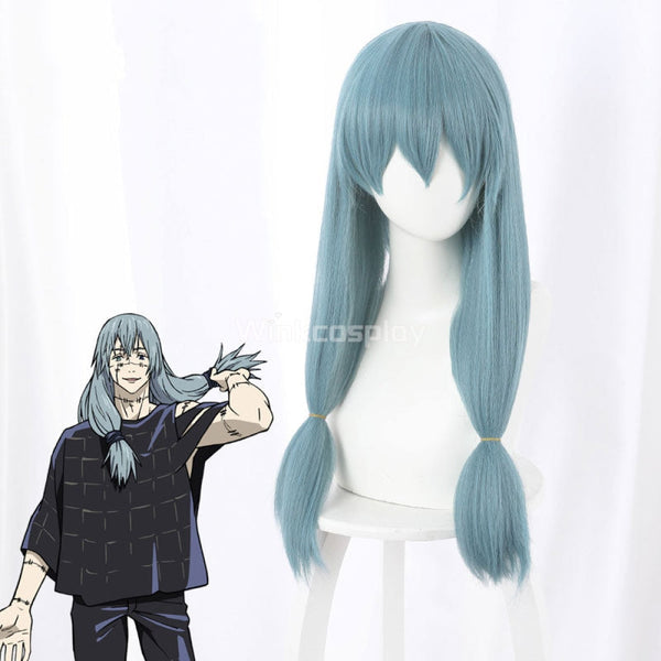 Jujutsu Kaisen Sorcery Fight Mahito Blue Cosplay Wig