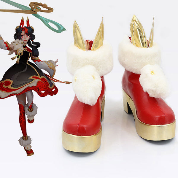 League Of Legends LOL Mythmaker Gwen Cosplay Shoes