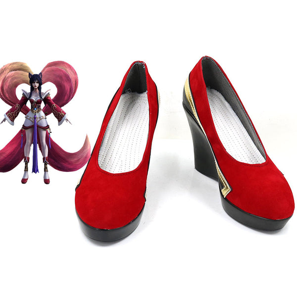 League Of Legends LOL Original Ahri Cosplay Shoes