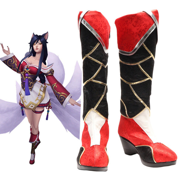 League Of Legends LOL Original Ahri  Shoes Cosplay Boots