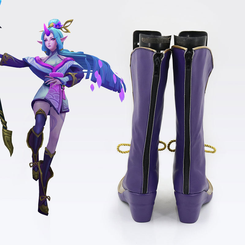 League Of Legends LOL Spirit Blossom Soraka Shoes Cosplay Boots