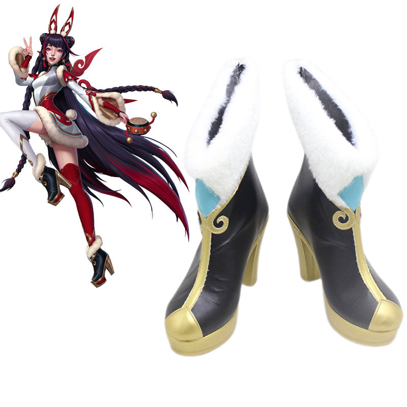 League of Legends LOL Mythmaker Seraphine Cosplay Shoes