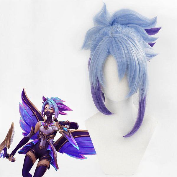 League of Legends LOL Star Guardian Akali Cosplay Wig