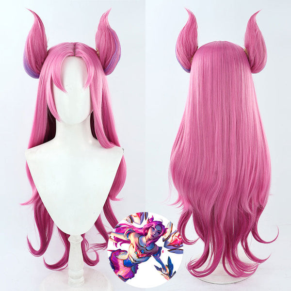 Leauge Of Legends LOL Star Guardian Kai'Sa Kaisa Cosplay Wig - B Edition