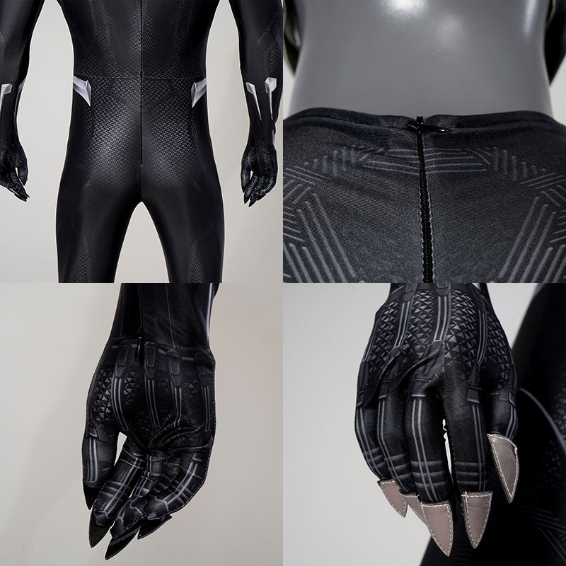 Marvel Black Panther T'Challa Cosplay Costume