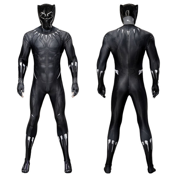 Marvel Black Panther T'Challa Cosplay Costume