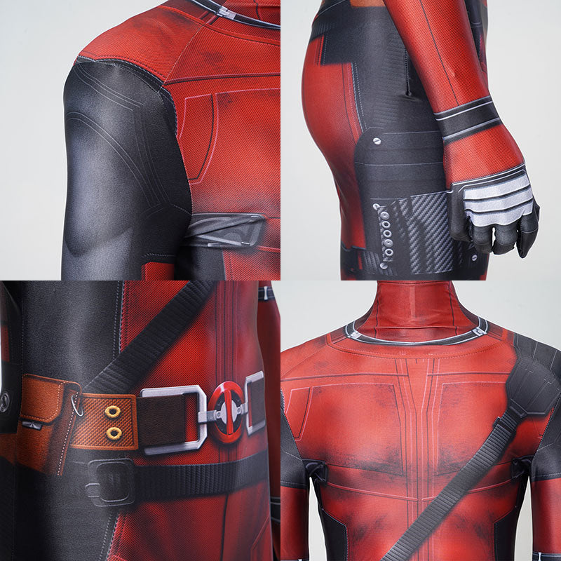 Marvel Deadpool Wade Wilson Cosplay Costume