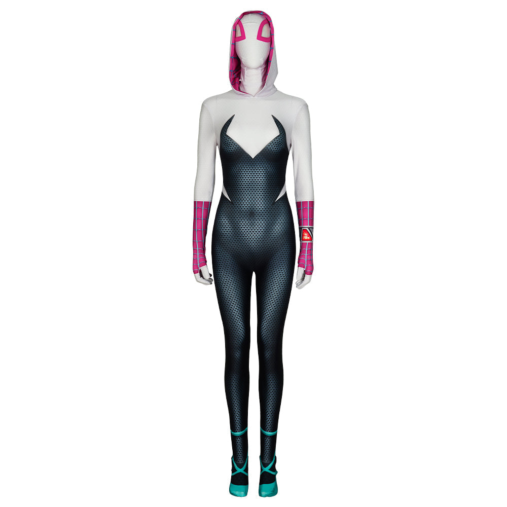 Marvel Spider-Man: Into the Spider-Verse Gwen Stacy Cosplay Costume