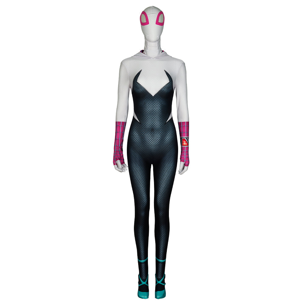 Marvel Spider-Man: Into the Spider-Verse Gwen Stacy Cosplay Costume