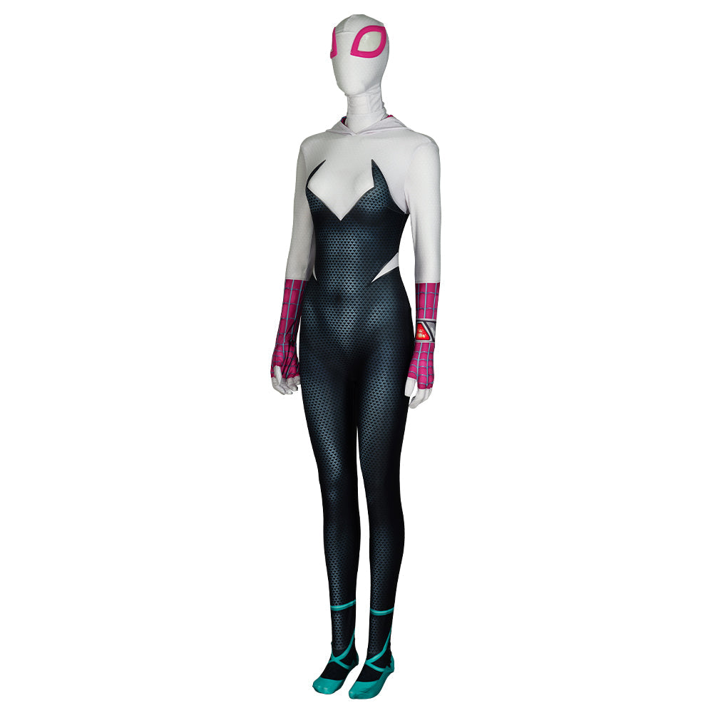 Marvel Spider-Man: Into the Spider-Verse Gwen Stacy Cosplay Costume