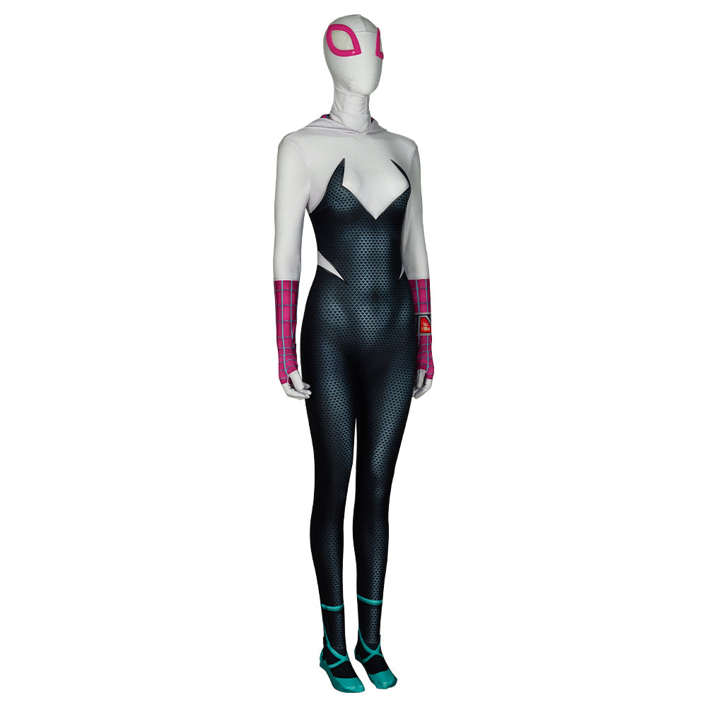 Marvel Spider-Man: Into the Spider-Verse Gwen Stacy Cosplay Costume