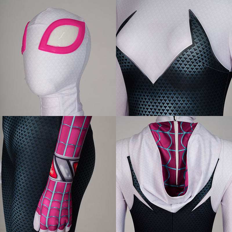 Marvel Spider-Man: Into the Spider-Verse Gwen Stacy Cosplay Costume