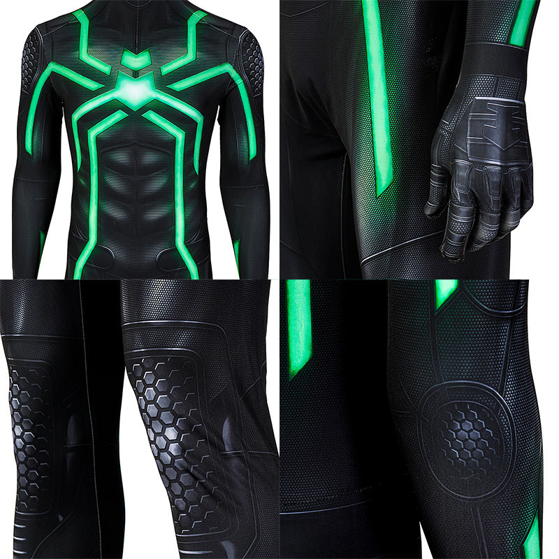 Marvel Spider-Man PS4 Spider-Man Stealth Suit Cosplay Costume