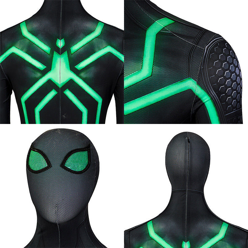 Marvel Spider-Man PS4 Spider-Man Stealth Suit Cosplay Costume