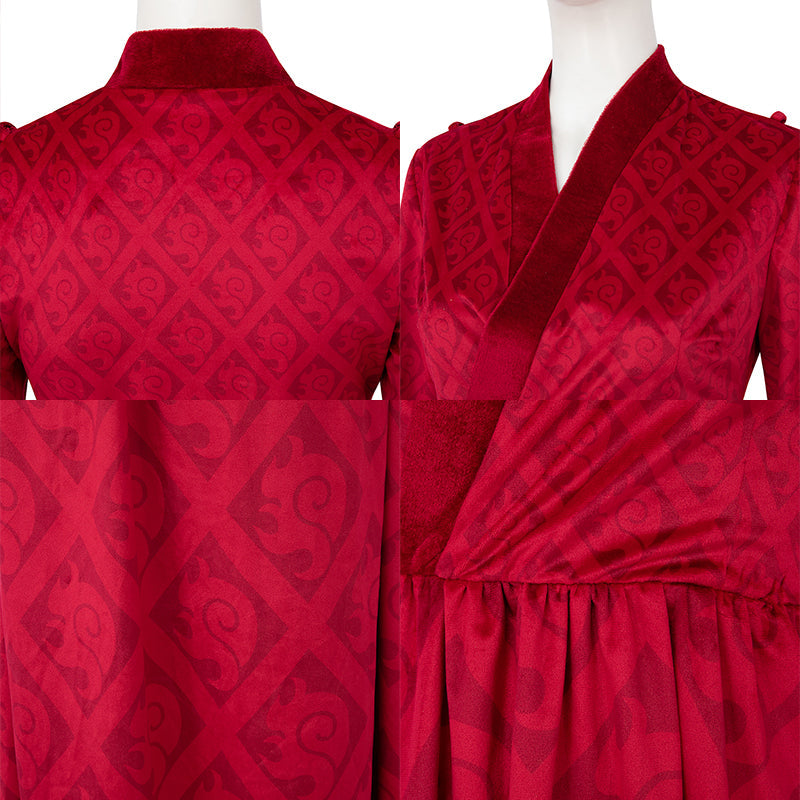 Marvel What If...? Season 2 Hela Red Battle Uniform Cosplay Costume