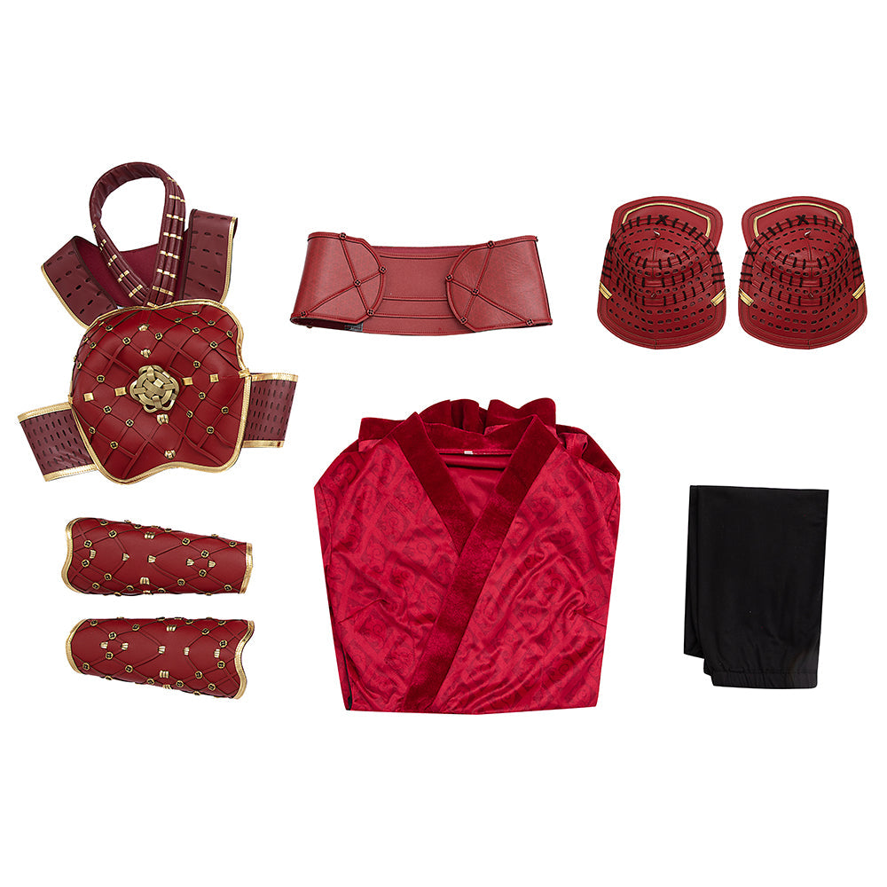Marvel What If...? Season 2 Hela Red Battle Uniform Cosplay Costume