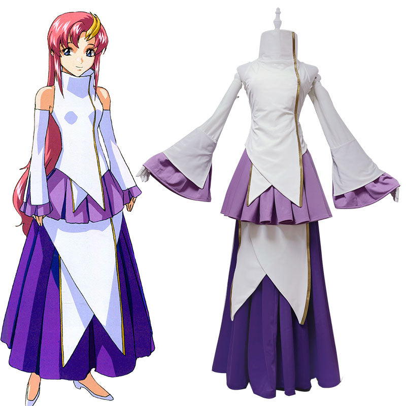 Mobile Suit Gundam SEED Lacus Clyne Cosplay Costume