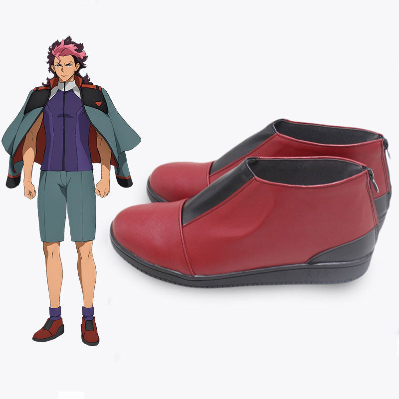 Mobile Suit Gundam the Witch from Mercury Guel Jeturk Cosplay Shoes