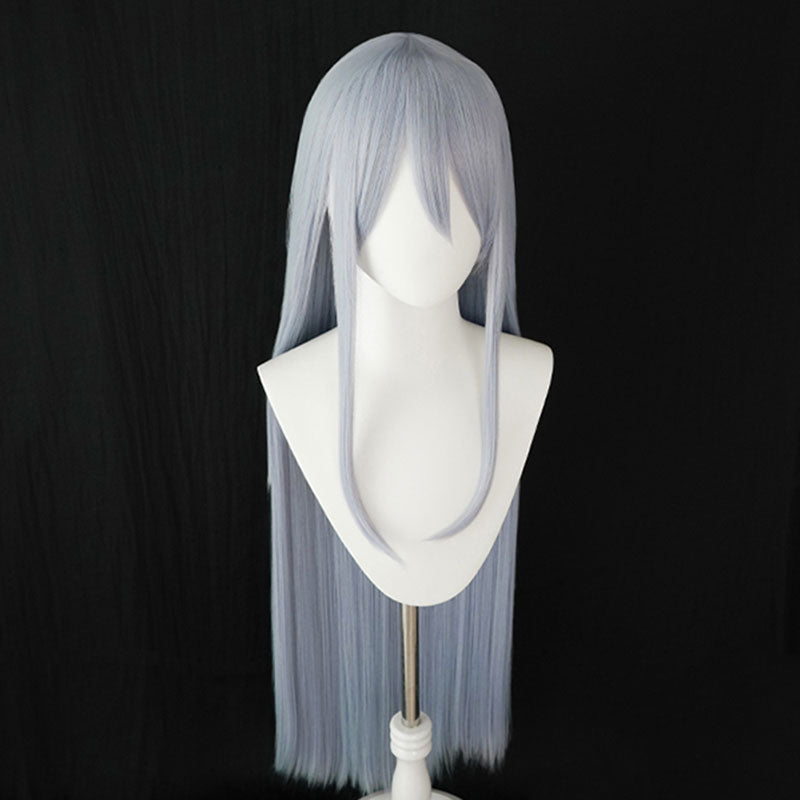 Muse Dash Nun Marija Gray Blue Cosplay Wig