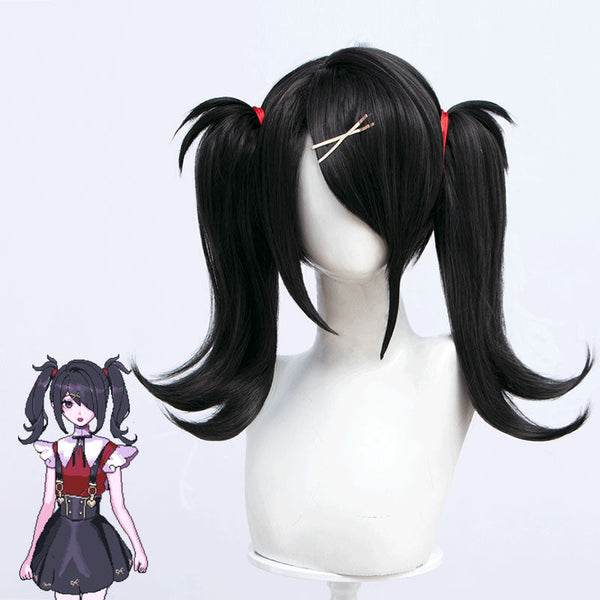 Needy Streamer Overload Ame-chan Black Cosplay Wig