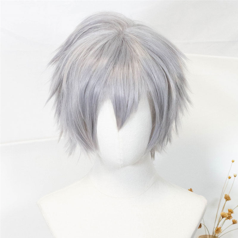 New Genesis Evangelion EVA Kaworu Nagisa Cosplay Wig