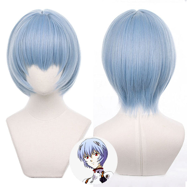 New Genesis Evangelion EVA Rei Ayanami Blue Cosplay Wig