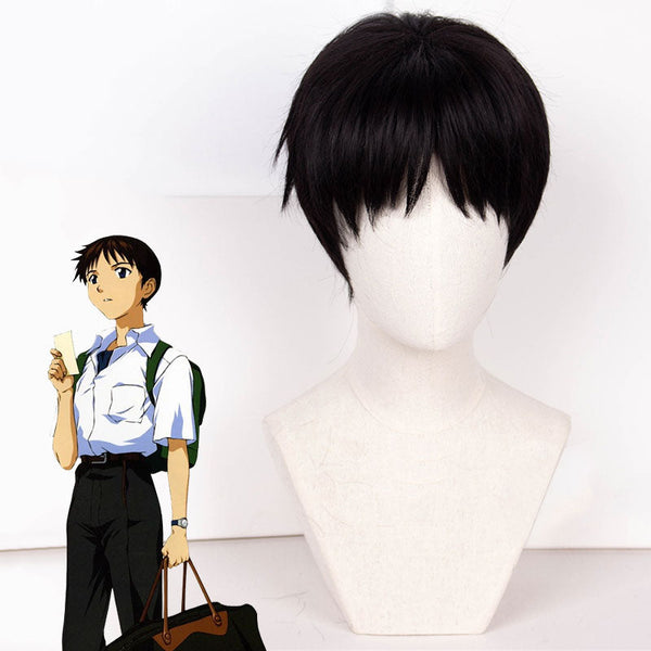 New Genesis Evangelion EVA Shinji Ikari Cosplay Wig