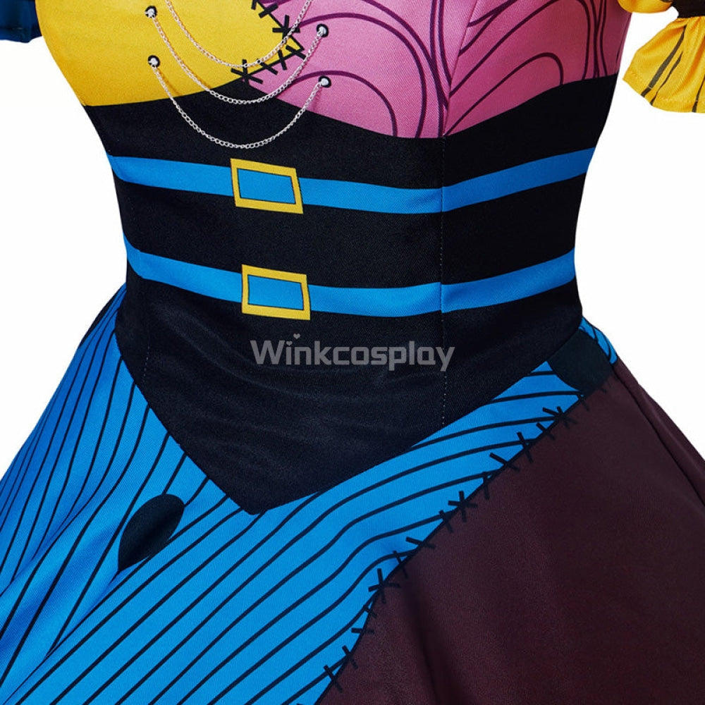 Nightmare Before Christmas Sally Halloween Dress Cosplay Costume