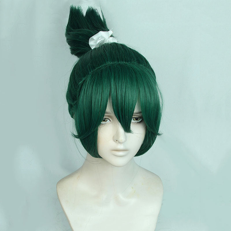 Overwatch 2 Kiriko Deep Green Cosplay Wig