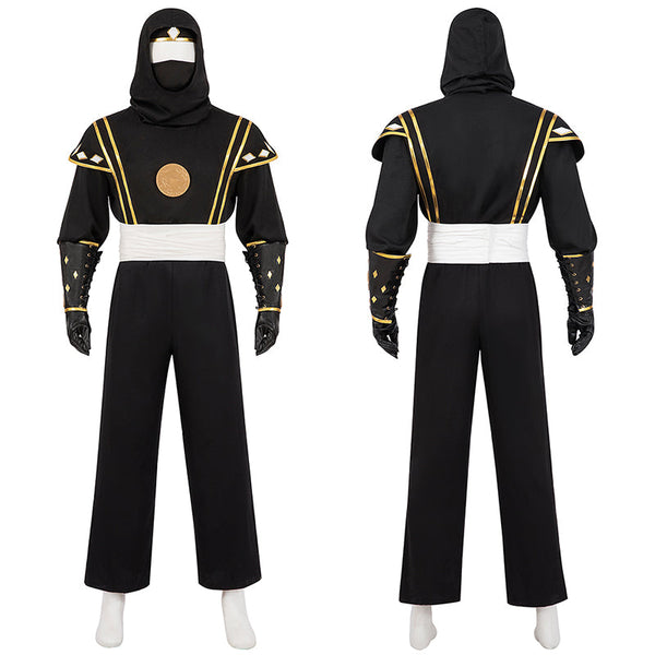 Power Rangers Black Ninja Ranger Black Ninjetti Ranger Cosplay Costume