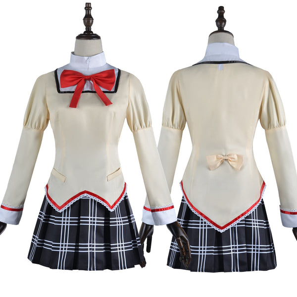 Puella Magi Madoka Magica Magica Kaname Mami Tomoe Kyoko Sakura Akemi Homura Sayaka Miki School Uniforms Cosplay Costume