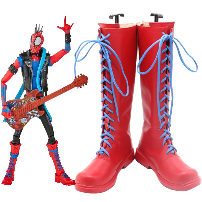 Spider-Man: Across the Spider-Verse Spider-Punk Shoes Cosplay Boots