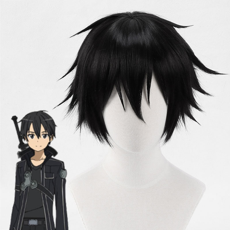 Sword Art Online Kirito Black Cosplay Wig