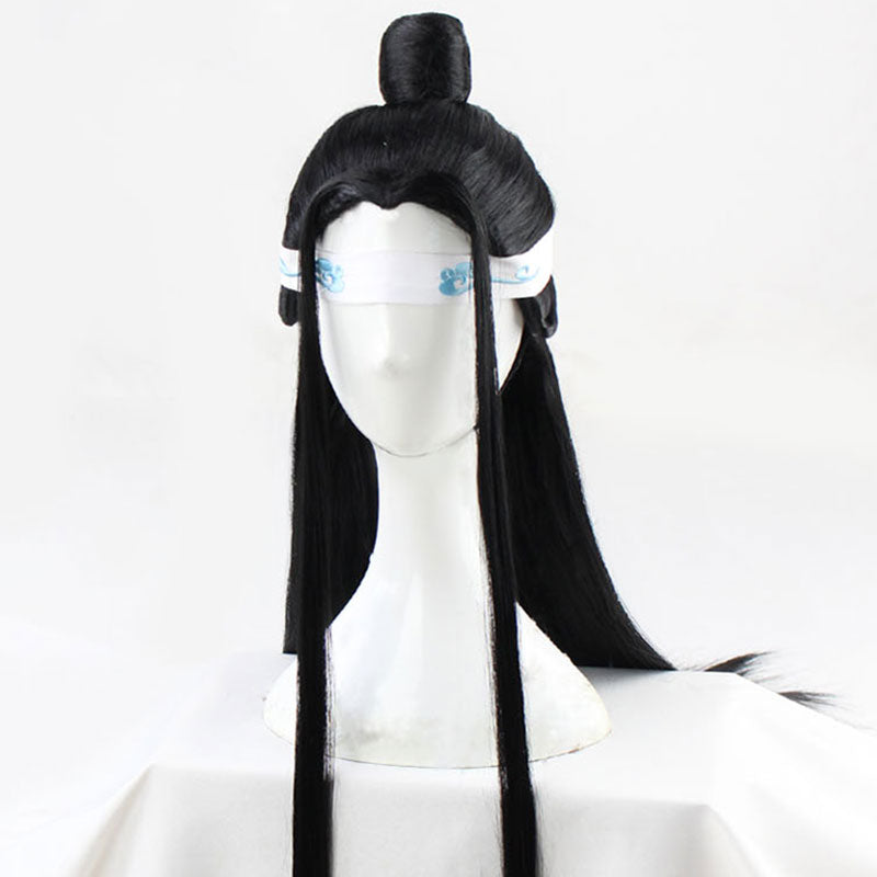 The Grandmaster of Demonic Cultivation Mo Dao Zu Shi Lan Wangji Black Cosplay Wig