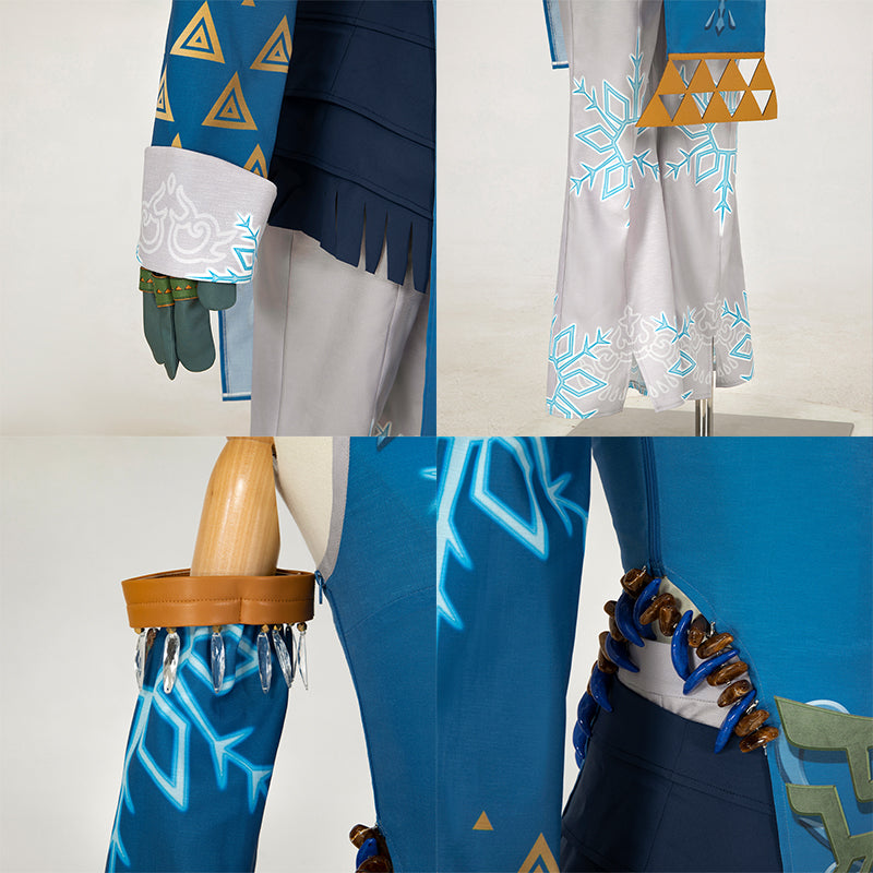 The Legend of Zelda: Tears of the Kingdom Link Frostbite Armor Set Frostbite Set B Edition Cosplay Costume