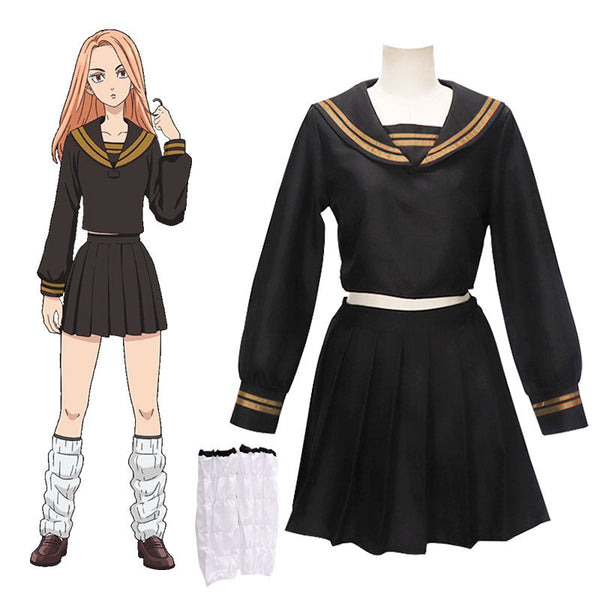 Tokyo Revengers Season 2 Yuzuha Shiba Cosplay Costume