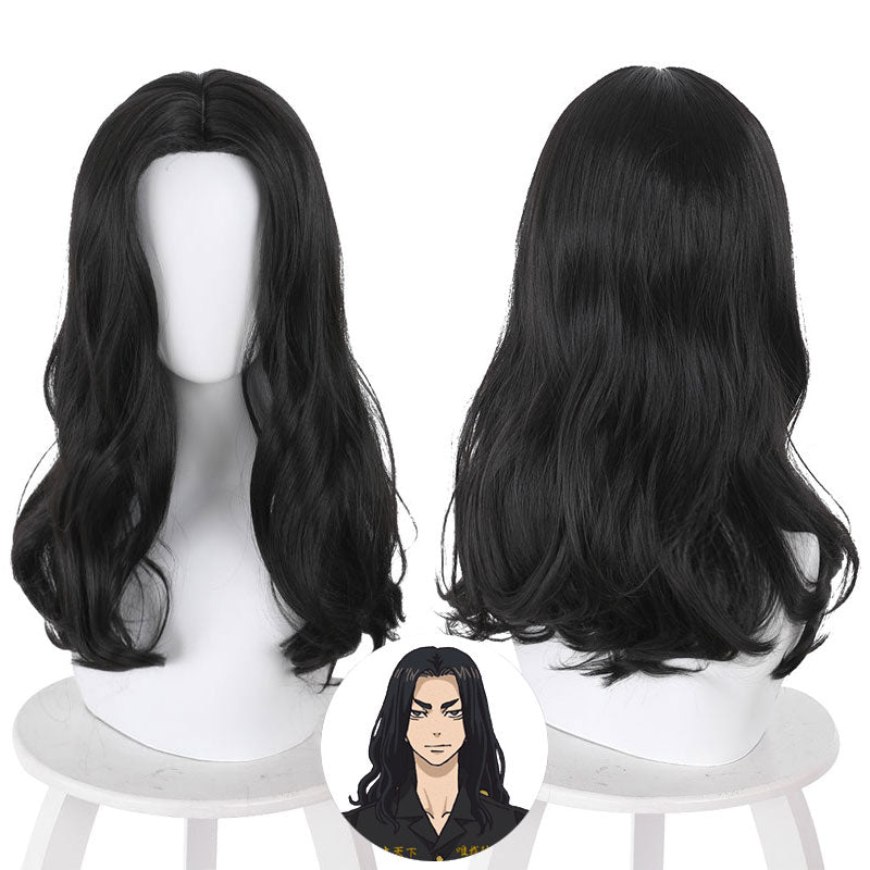 Tokyo Revengers Keisuke Baji Black Cosplay Wig