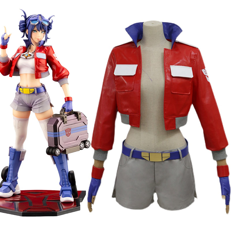 Transformers Optimus Prime Bishoujo Cosplay Costume