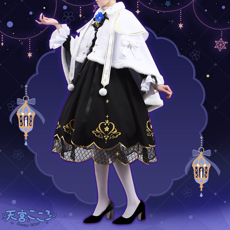 Virtual YouTuber Amamiya Kokoro Christmas Outfit Cosplay Costume