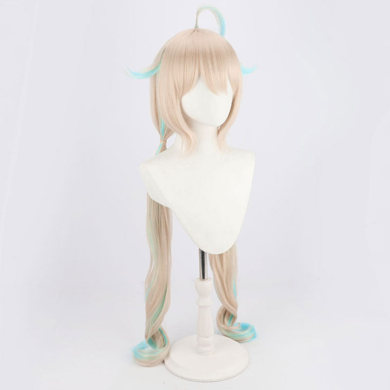 Virtual YouTuber Nijisanji Ethyria Enna Alouette Golden Cosplay Wig